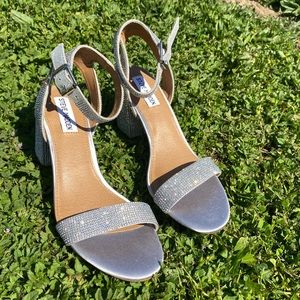 Silver Steve Madden Heels